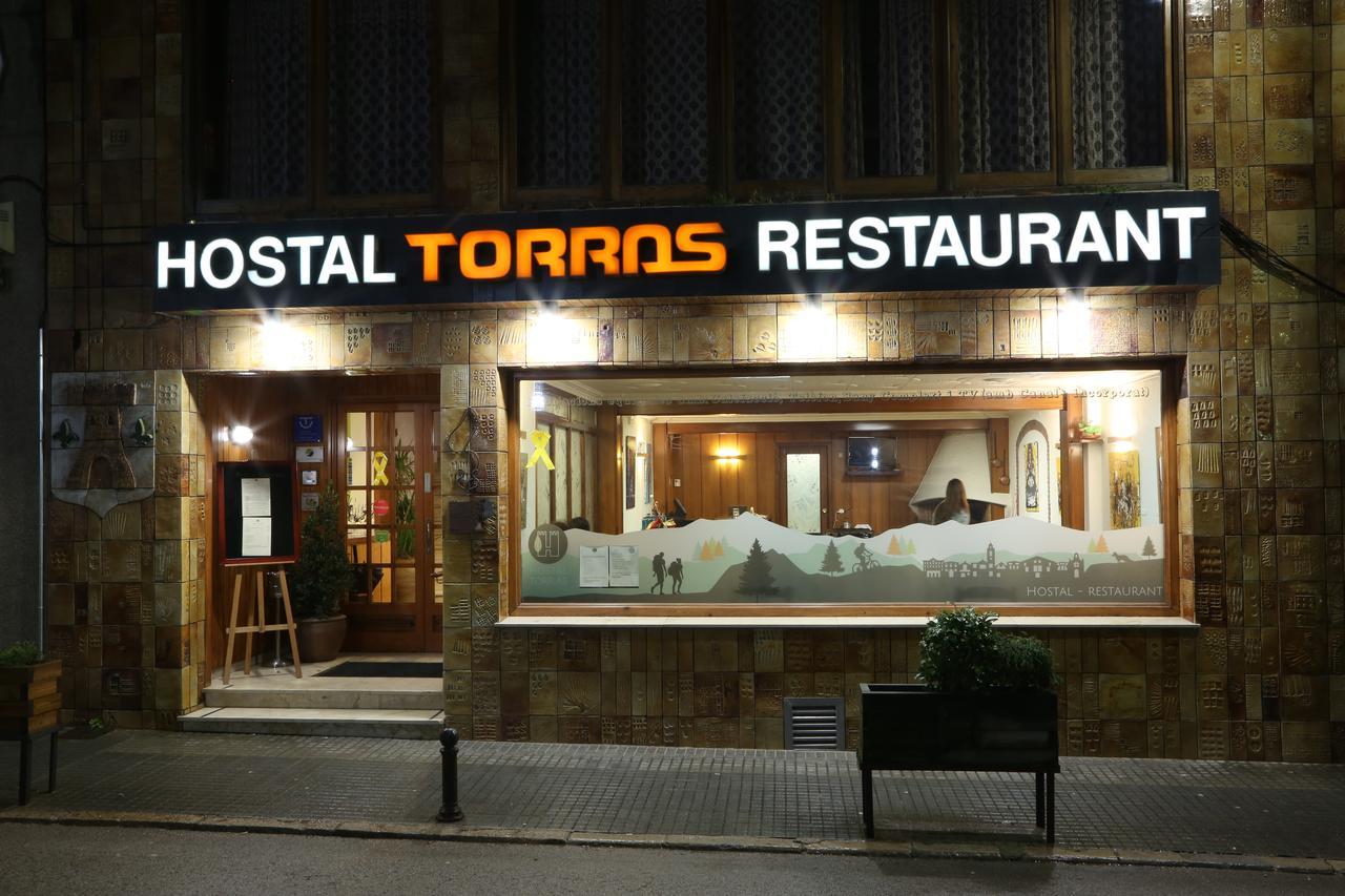 Hostal Torras Sant Hilari Sacalm Zewnętrze zdjęcie