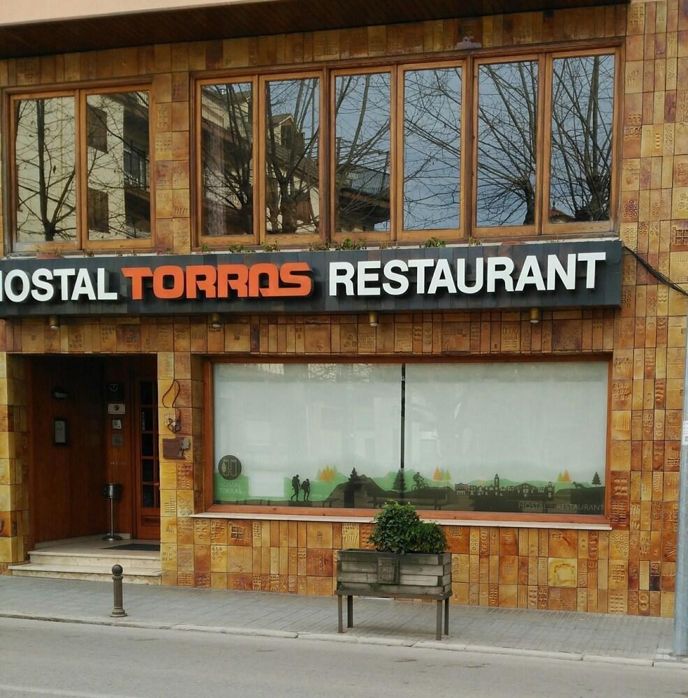Hostal Torras Sant Hilari Sacalm Zewnętrze zdjęcie